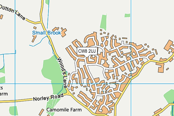 Delamere Park Residential Club map (CW8 2UJ) - OS VectorMap District (Ordnance Survey)