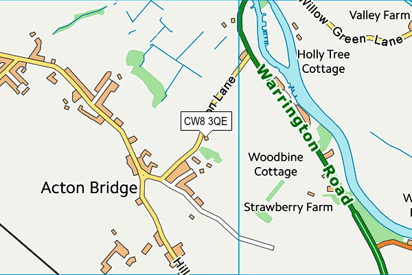 Map of WALL HILL FARM GUEST HOUSE LIMITED at district scale