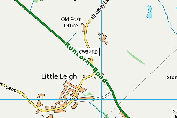 CW8 4RD map - OS VectorMap District (Ordnance Survey)