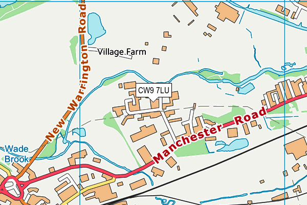 Map of METALWORKS OF CHESHIRE LIMITED at district scale