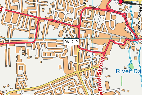 Westgate Primary School map (DA1 2LP) - OS VectorMap District (Ordnance Survey)
