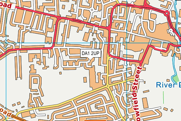 DA1 2UP map - OS VectorMap District (Ordnance Survey)
