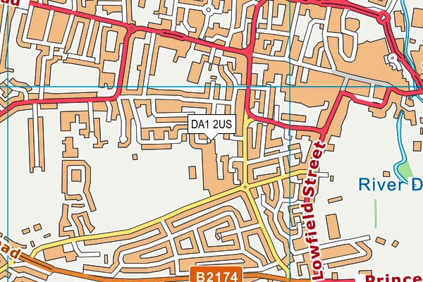 DA1 2US map - OS VectorMap District (Ordnance Survey)