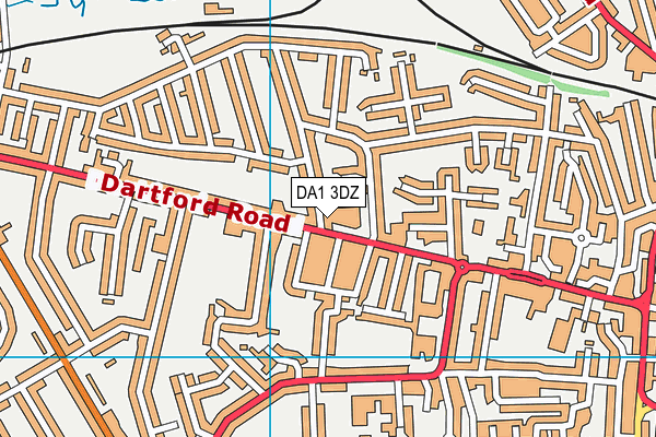 West Hill Primary Academy map (DA1 3DZ) - OS VectorMap District (Ordnance Survey)