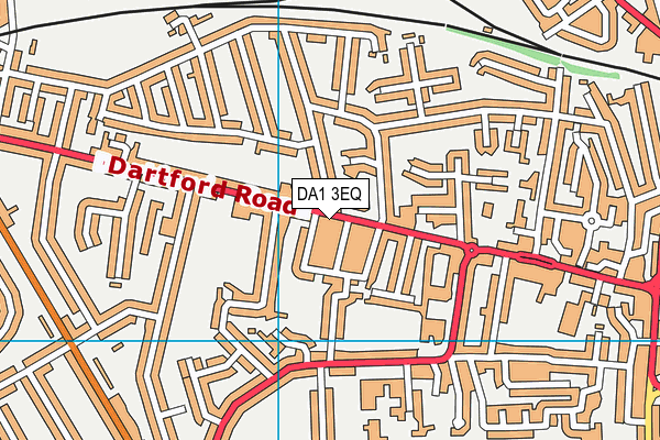DA1 3EQ map - OS VectorMap District (Ordnance Survey)