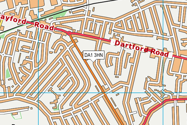 DA1 3HN map - OS VectorMap District (Ordnance Survey)
