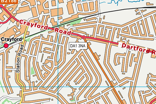 DA1 3NA map - OS VectorMap District (Ordnance Survey)