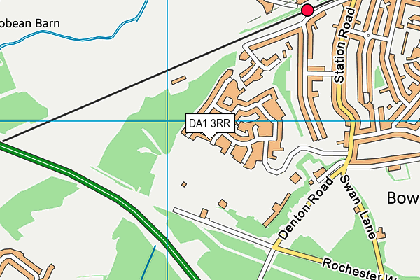 DA1 3RR map - OS VectorMap District (Ordnance Survey)