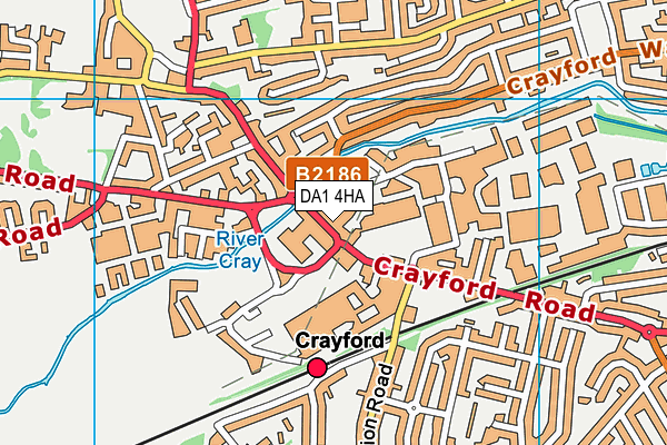 Map of THE BOUTIQUE CRAYFORD LTD at district scale