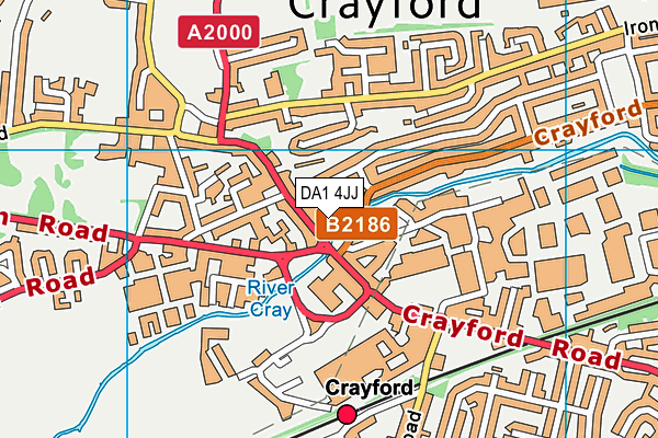 Map of DESSERT HAVEN CRAYFORD LIMITED at district scale