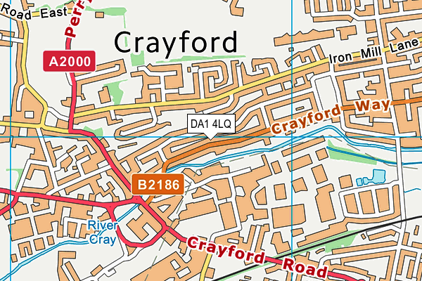 Map of CRAYFORD AUTO CENTRE LIMITED at district scale