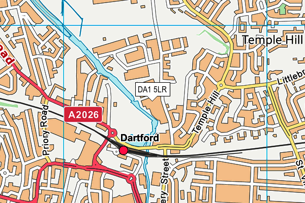 DA1 5LR map - OS VectorMap District (Ordnance Survey)