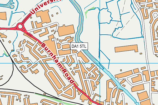 DA1 5TL map - OS VectorMap District (Ordnance Survey)