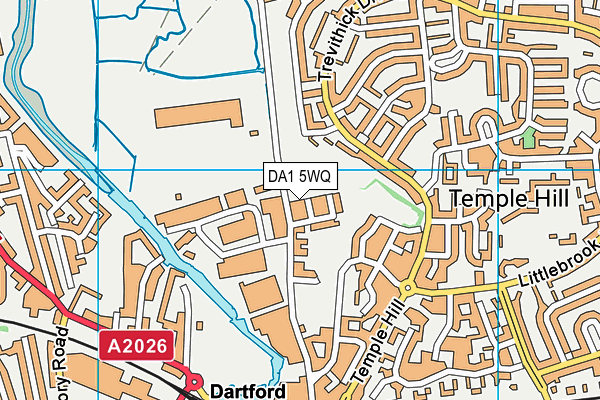 DA1 5WQ map - OS VectorMap District (Ordnance Survey)