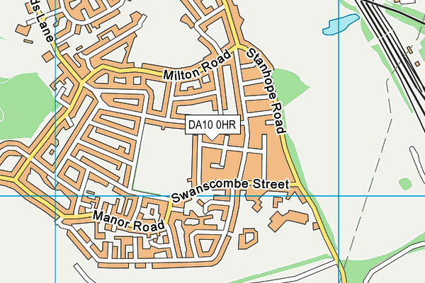 DA10 0HR map - OS VectorMap District (Ordnance Survey)
