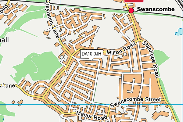 Map of SWANS SERVICES LTD at district scale
