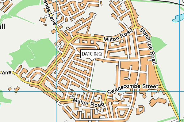 Swanscombe Park map (DA10 0JQ) - OS VectorMap District (Ordnance Survey)