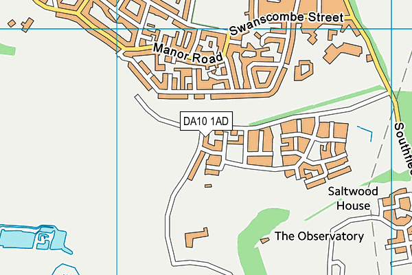 Cherry Orchard Primary Academy map (DA10 1AD) - OS VectorMap District (Ordnance Survey)