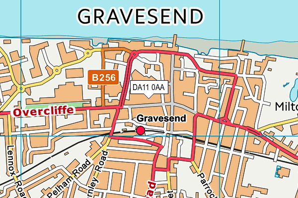 Puregym (Gravesend) map (DA11 0AA) - OS VectorMap District (Ordnance Survey)