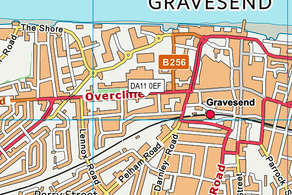 Map of DENTALSERVE . NET LTD. at district scale