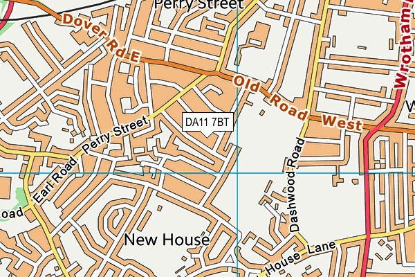 Cecil Road Primary and Nursery School map (DA11 7BT) - OS VectorMap District (Ordnance Survey)