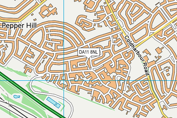 DA11 8NL map - OS VectorMap District (Ordnance Survey)