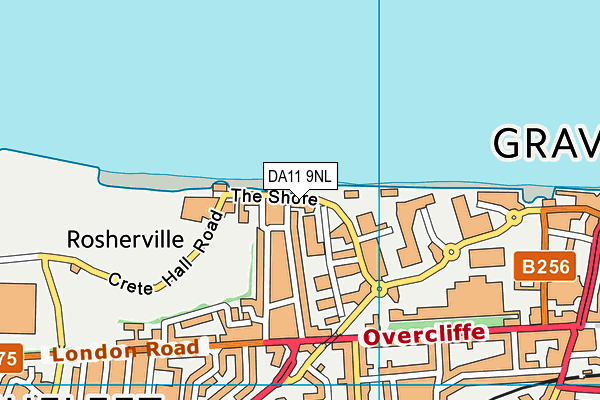 DA11 9NL map - OS VectorMap District (Ordnance Survey)