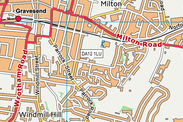 Holy Trinity Church of England Primary School map (DA12 1LU) - OS VectorMap District (Ordnance Survey)