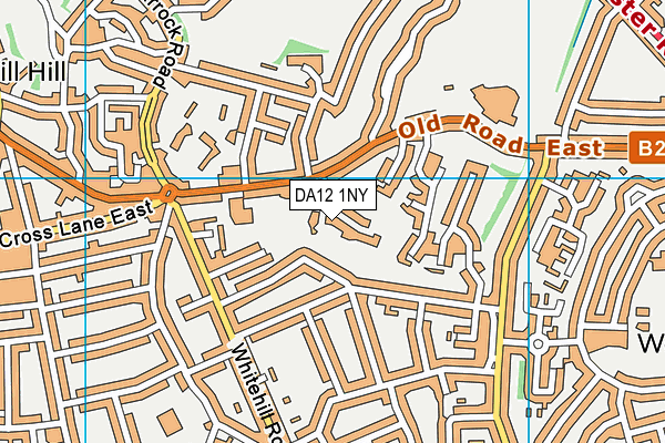 DA12 1NY map - OS VectorMap District (Ordnance Survey)