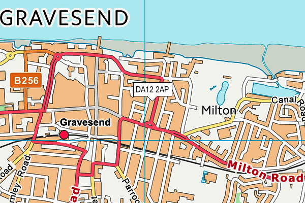 Map of TRINITY COURT (GRAVESEND) LIMITED at district scale