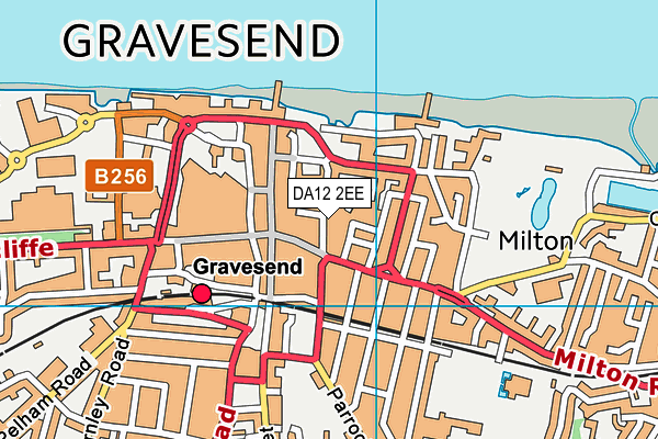 Map of GRAVESEND EXPRESS LIMITED at district scale