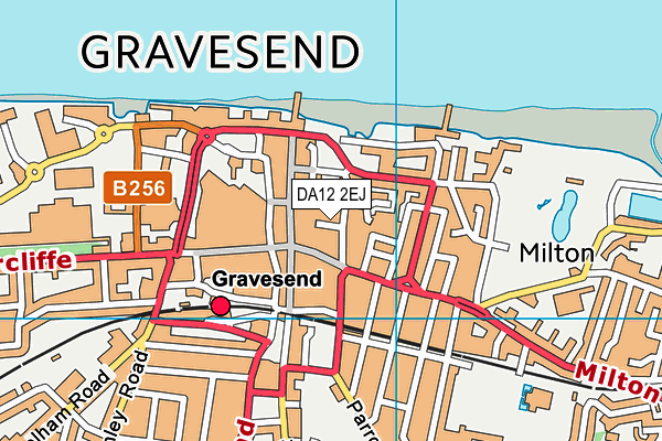 Map of VITAMIN SHOP GRAVESEND LTD at district scale