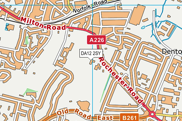 St John's Catholic Primary School, Gravesend map (DA12 2SY) - OS VectorMap District (Ordnance Survey)