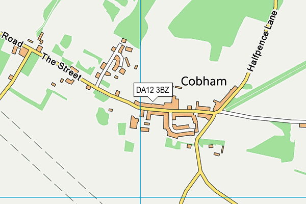 Map of COBHAM COMMUNITY STORES C.I.C. at district scale