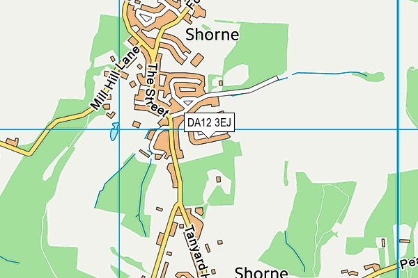 DA12 3EJ map - OS VectorMap District (Ordnance Survey)
