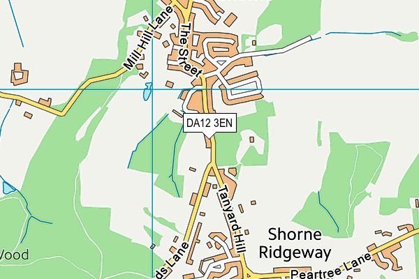 DA12 3EN map - OS VectorMap District (Ordnance Survey)