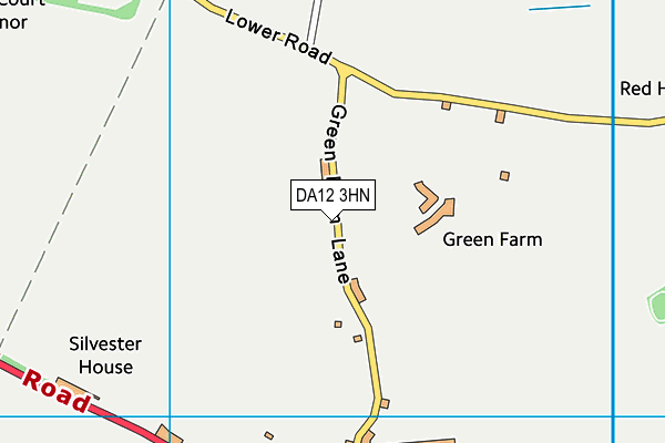 DA12 3HN map - OS VectorMap District (Ordnance Survey)