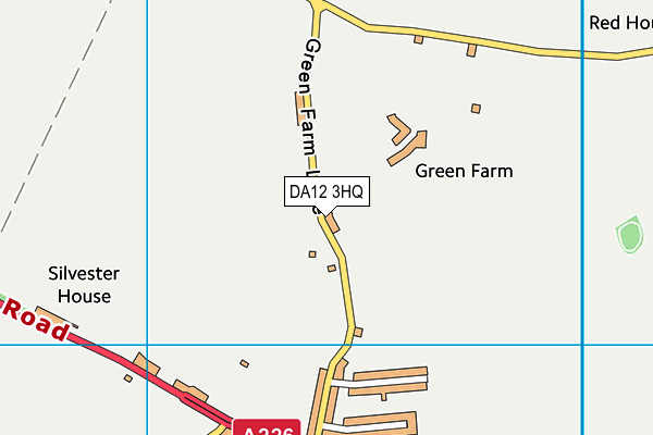 DA12 3HQ map - OS VectorMap District (Ordnance Survey)
