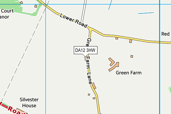 DA12 3HW map - OS VectorMap District (Ordnance Survey)