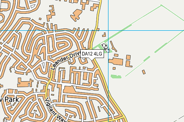 Cascades Leisure Centre map (DA12 4LG) - OS VectorMap District (Ordnance Survey)