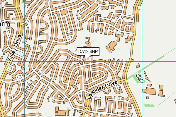 DA12 4NP map - OS VectorMap District (Ordnance Survey)