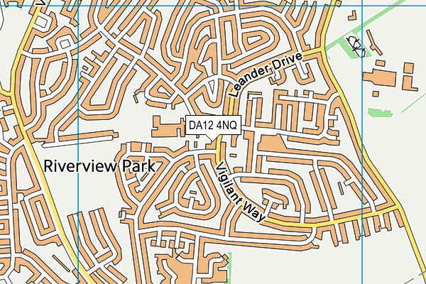 DA12 4NQ map - OS VectorMap District (Ordnance Survey)