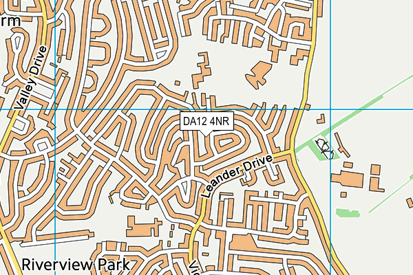 DA12 4NR map - OS VectorMap District (Ordnance Survey)