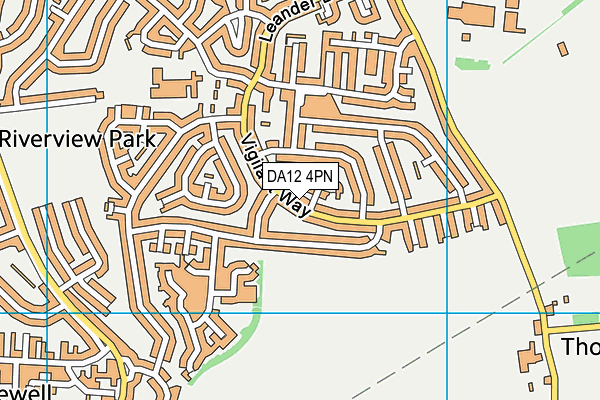 DA12 4PN map - OS VectorMap District (Ordnance Survey)