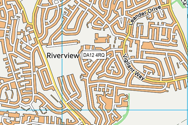 DA12 4RQ map - OS VectorMap District (Ordnance Survey)