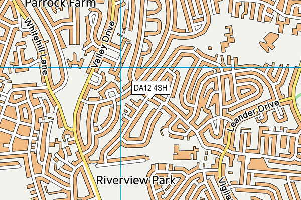 DA12 4SH map - OS VectorMap District (Ordnance Survey)