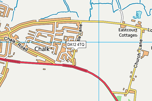 DA12 4TQ map - OS VectorMap District (Ordnance Survey)
