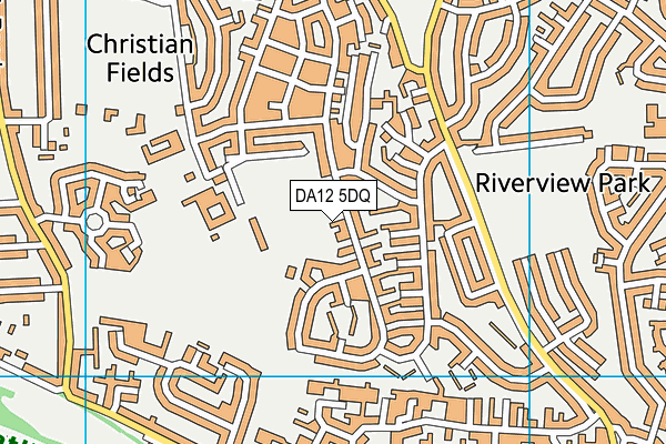 DA12 5DQ map - OS VectorMap District (Ordnance Survey)