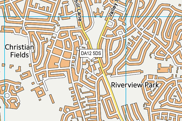 DA12 5DS map - OS VectorMap District (Ordnance Survey)