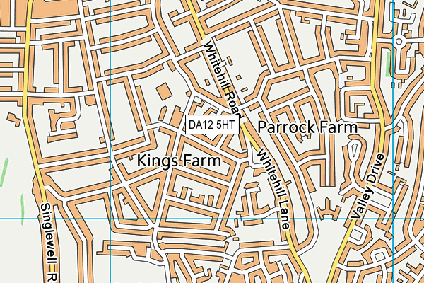DA12 5HT map - OS VectorMap District (Ordnance Survey)